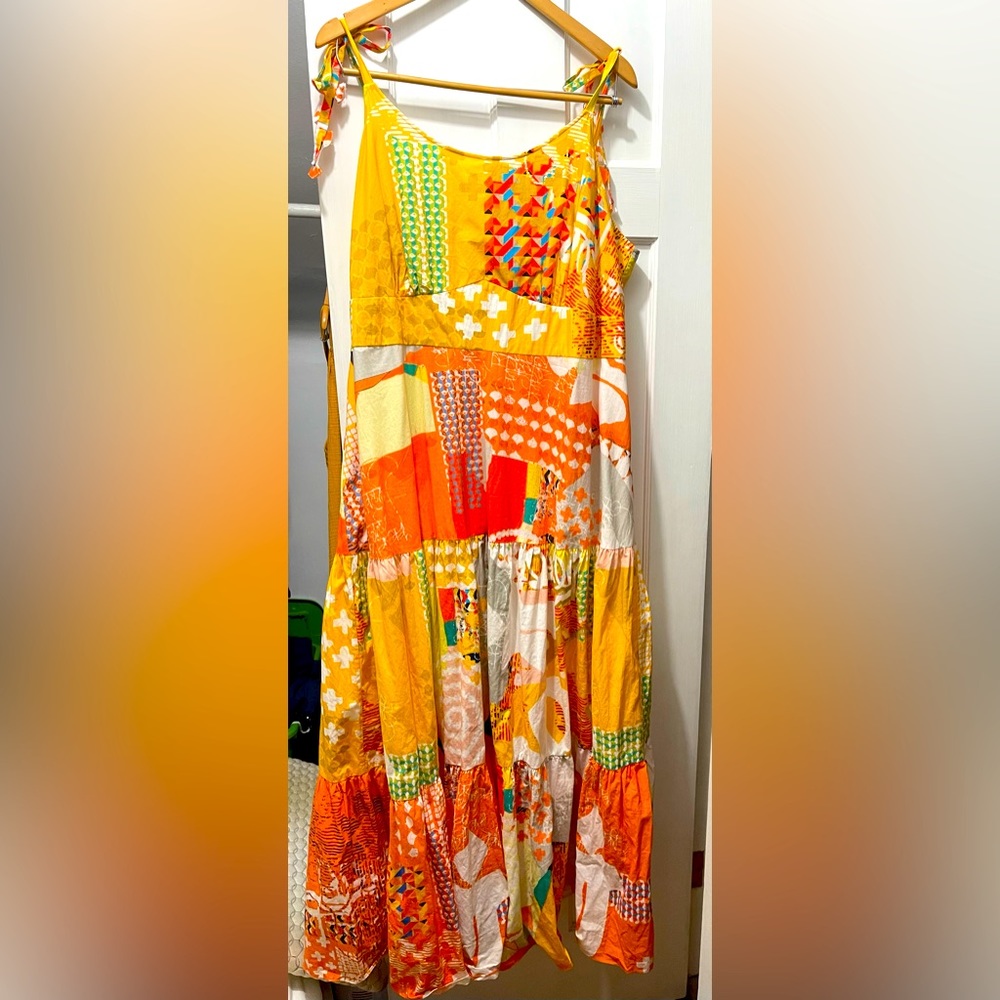 Anthropologie Geisha  Margarella Maxi Dress 2X New